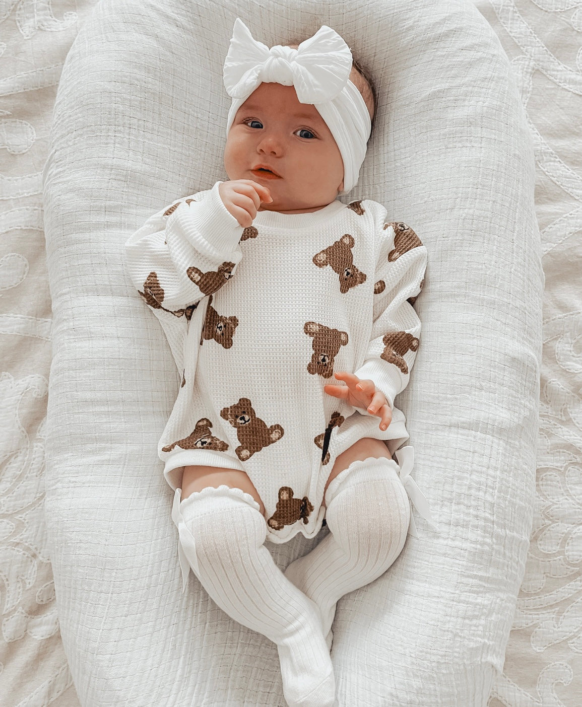Waffle Bear Romper