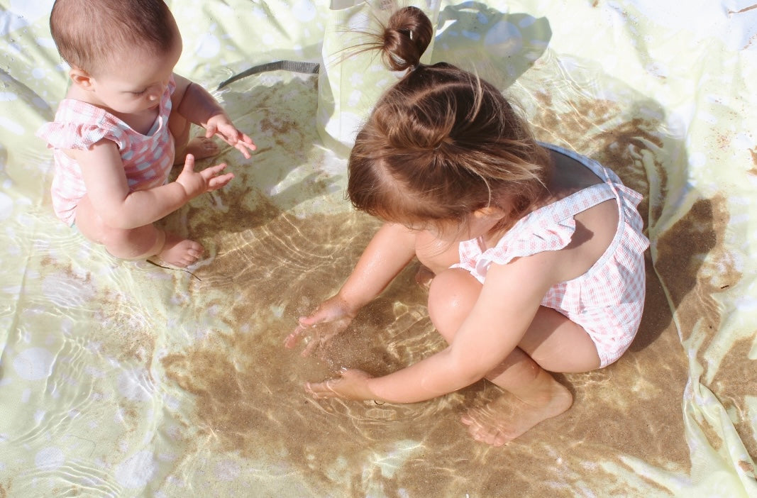 Sun-kissed Beach Pool - Lime