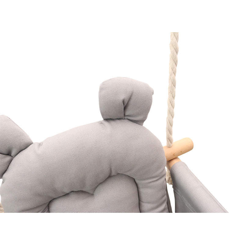 Grey baby bear swing